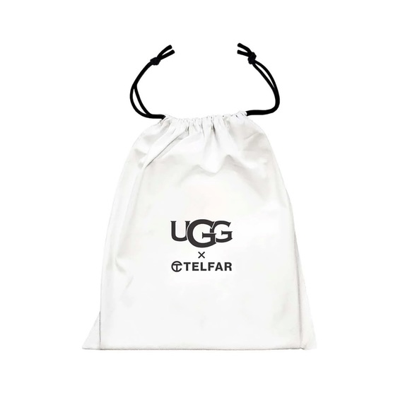 🆕UGG X TELFAR LIMITED EDITION COLLECTION GREY FLEECE MINI TELFAR SHOPPING BAG - Picture 6 of 6